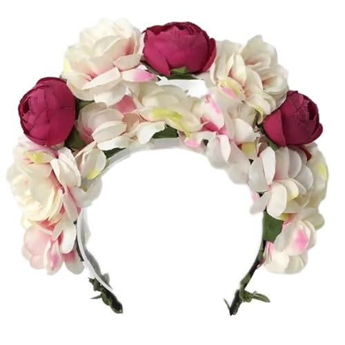 Einzigartiges Blumen-Stirnband, künstliche Blume, Haarband, modisches Accessoire für Damen, Brautschmuck, Girlanden, Blumenkopfschmuck