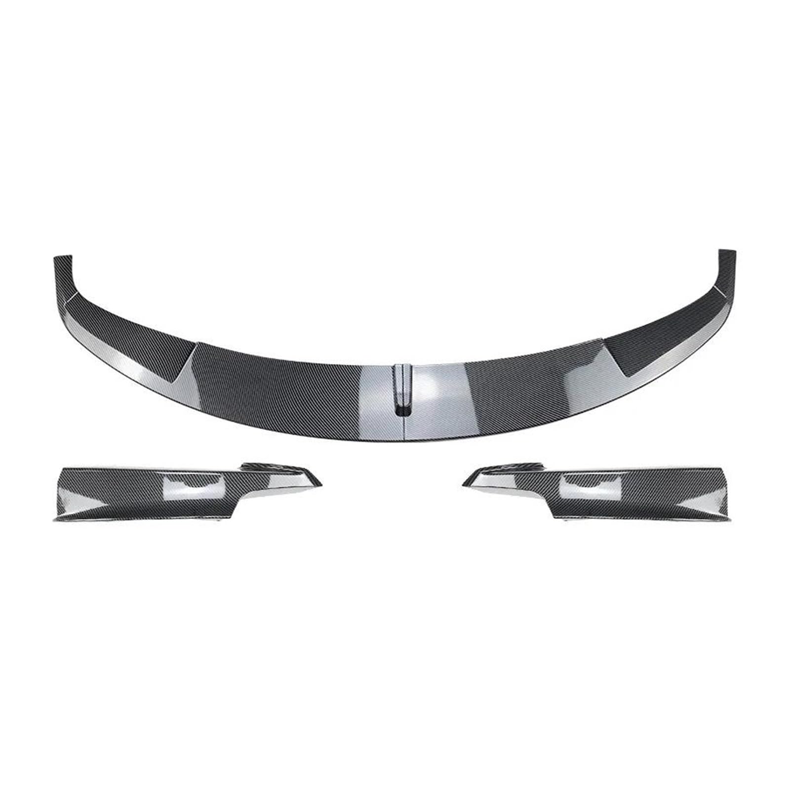 Splitter Frontstoßstangenlippe Bodykit Spoilersplitter Stoßstangen-Canard-Lippensplitter Zubehör Für 3er-Serie F30 F31 Tech 320i 2013–2019 Frontlippe(Carbon Look)