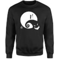 The Nightmare Before Christmas Jack And Sally Moon Schwarz Pullover - S - Schwarz