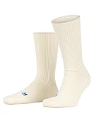 FALKE Unisex Socken Walkie Ergo U SO Wolle einfarbig 1 Paar, Weiß (Woolwhite 2060), 44-45