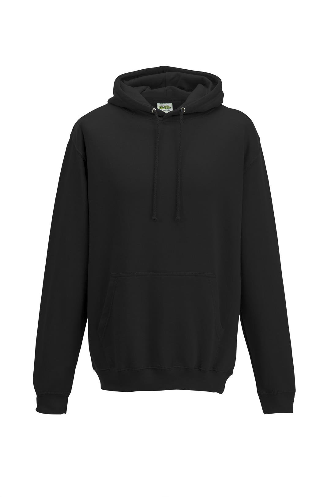 Just Hoods Herren College Hoodie, jet black, 4X-Large