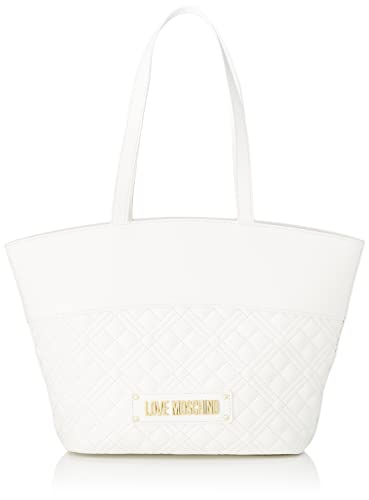 Love Moschino Damen BORSA A SPALLA Umhngetasche, Weiß, Einheitsgröße