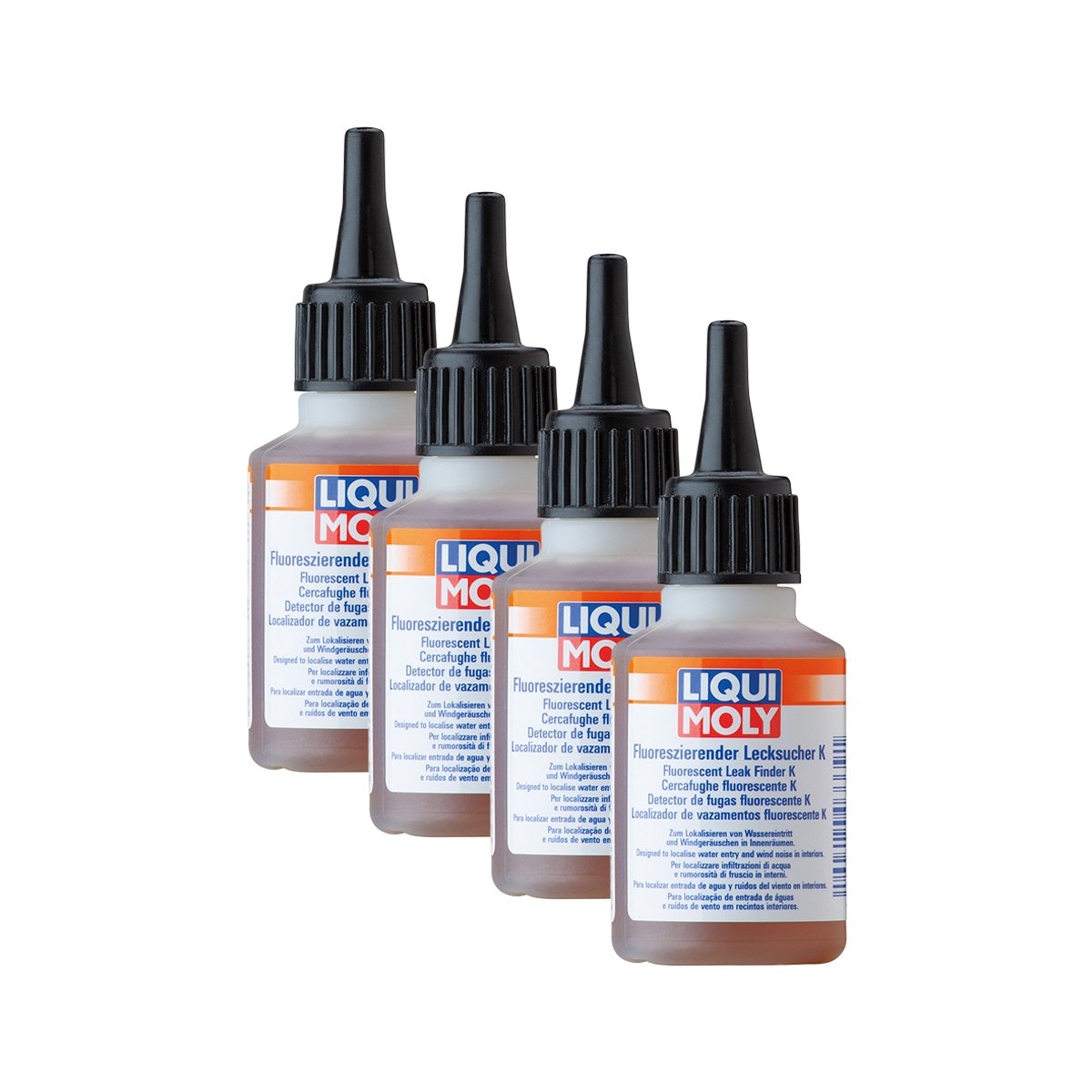 4X LIQUI Moly 3339 Fluoreszierender Lecksucher Kunststoff 50ml