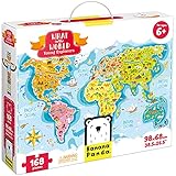 Banana Panda - What in the World Young Explorers - Großes Bodenpuzzle und Lernaktivität für Kinder ab 6 Jahren (Englisch)