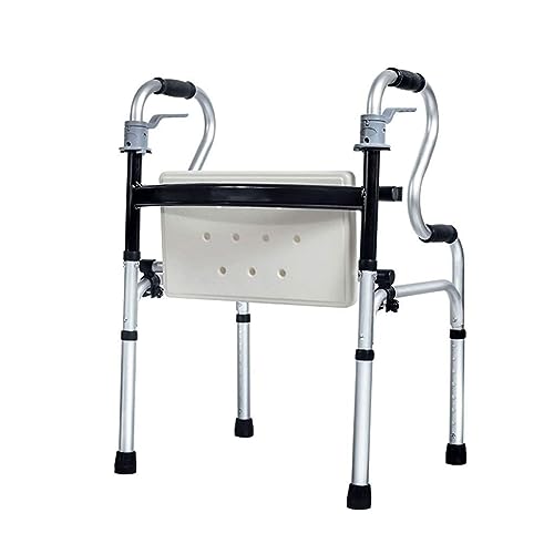 DOOKAA rollator rollatorenGehhilfe, leicht, tragbar, Gehhilfe für Erwachsene, Standardrad, Gehstock aus Aluminium, klappbar, leicht, Gehstock für alte Männer