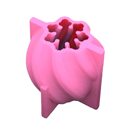 CYILPR Kerzenformen, verdrehte 3D-Kerzenseifenform, Kerzen, Epoxidform, handgefertigte Wachsseifenformen für Heimdekorationen