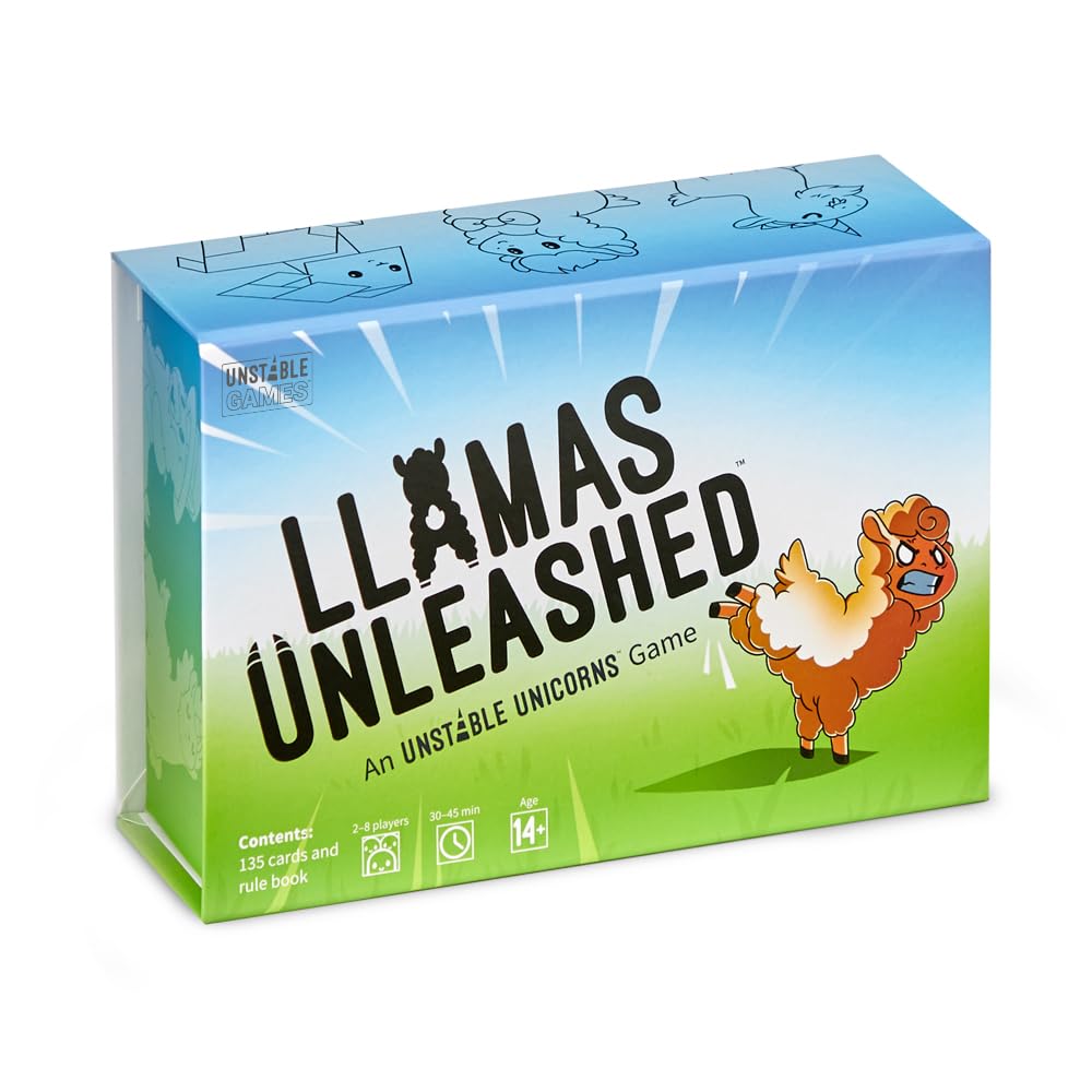 TeeTurtle TEE4122 Llamas Unleashed, Multi-Colour