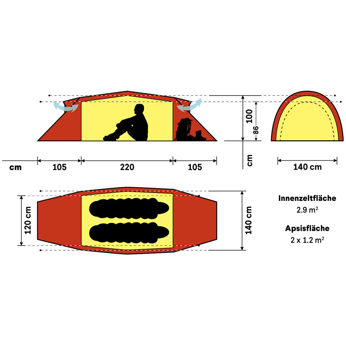 Hilleberg Kaitum 2 Zelt 2