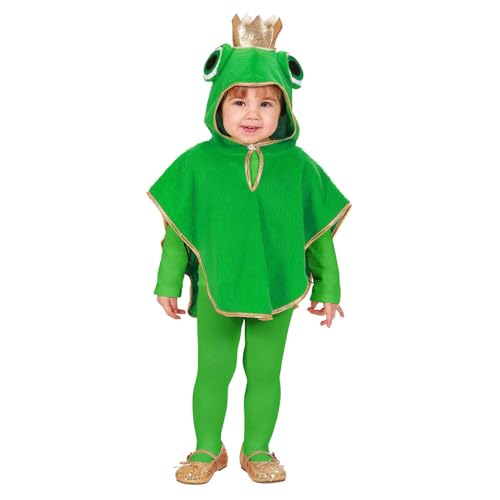 "PLUSH FROG" (hooded poncho) - (98 cm / 1-2 Years)