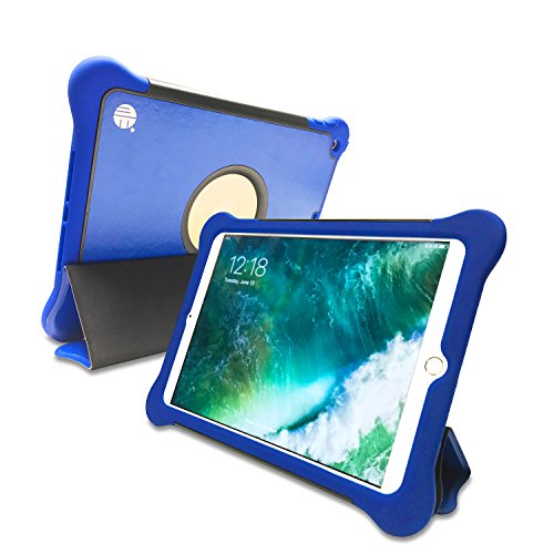 ME 3-In-1 Bumper-Case-Stand with Smart Tri-Fold Cover for New iPad 9.7-inch (2017 Release)