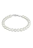 Elli Armband Damen Klassisch mit Muschelkernperlen in 925 Sterling Silber