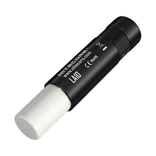 Nitecore LA10 CRI schwarz - Mini-Laterne, 75 Lumen, 3 Leuchtstufen, inkl. Batterie