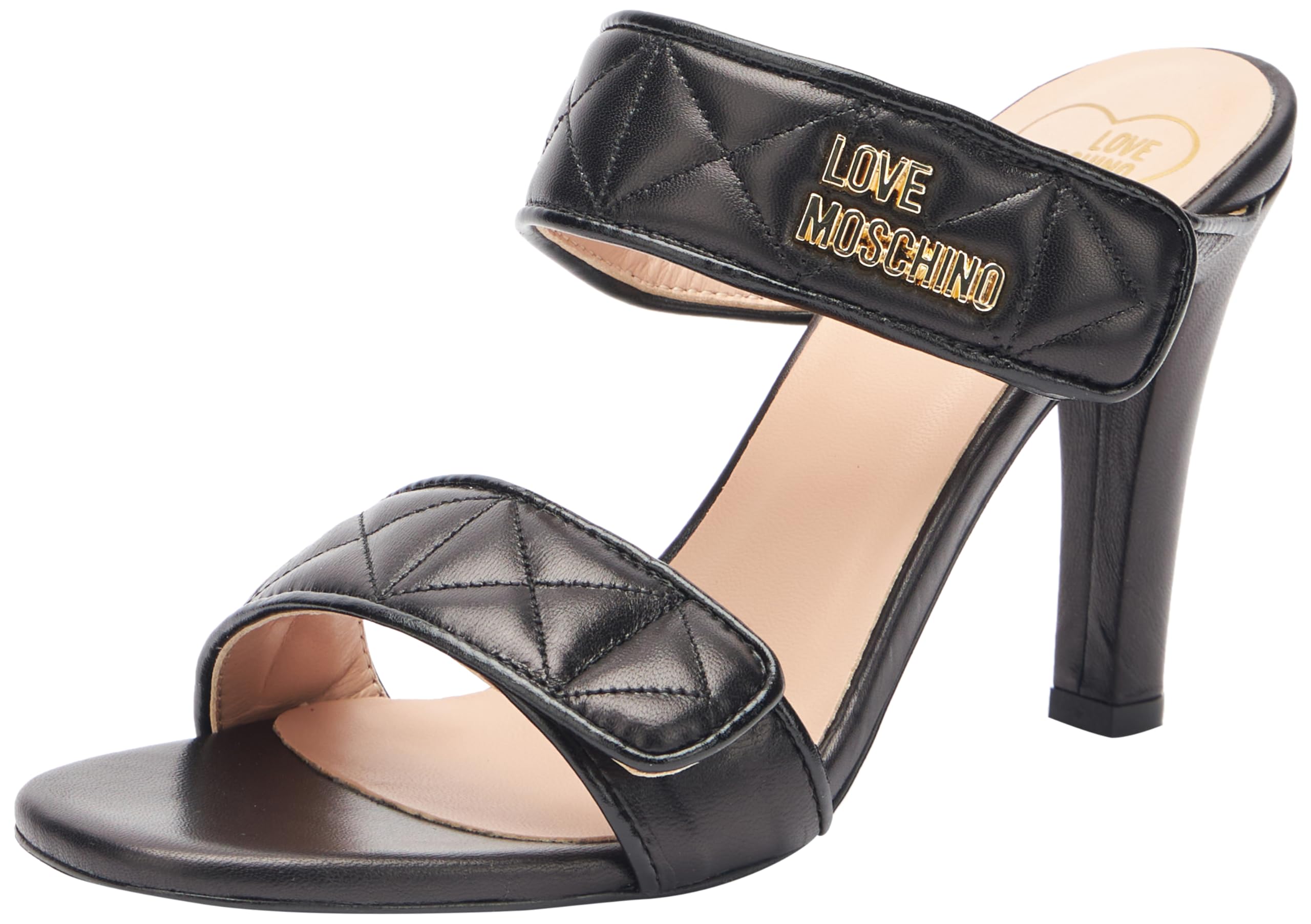 Love Moschino Damen Ja2835ag0iie0000 Sabotd QUADRA105 Nappa, Schwarz, 38 EU