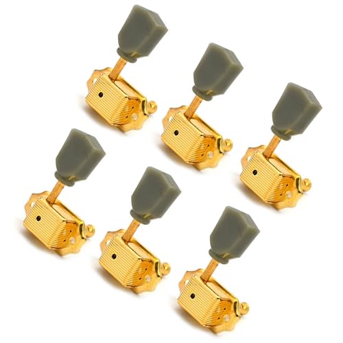 Strings Tuning Pegs Mechaniken Für Gitarre Retro Jade E-Gitarren-Mechaniken, halbgeschlossene Folk-Gitarren-Mechaniken, Saiten (Color : 8)