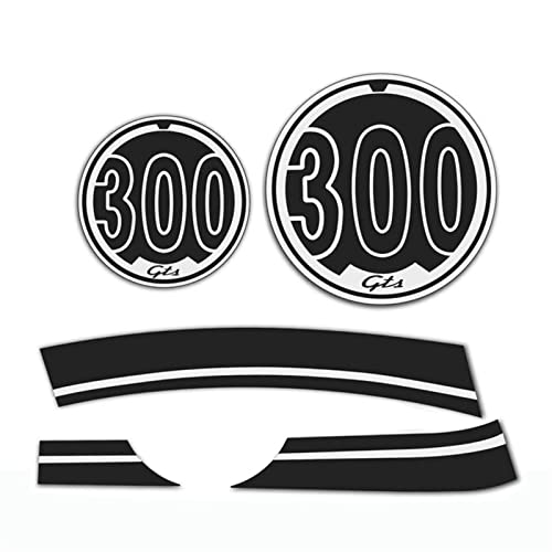 STATUZ Motorrad Für Vespa GTS 300 Gts300 Körper Aufkleber Aufkleber Emblem Reflektierende Aufkleber Schmücken (Color : 8)