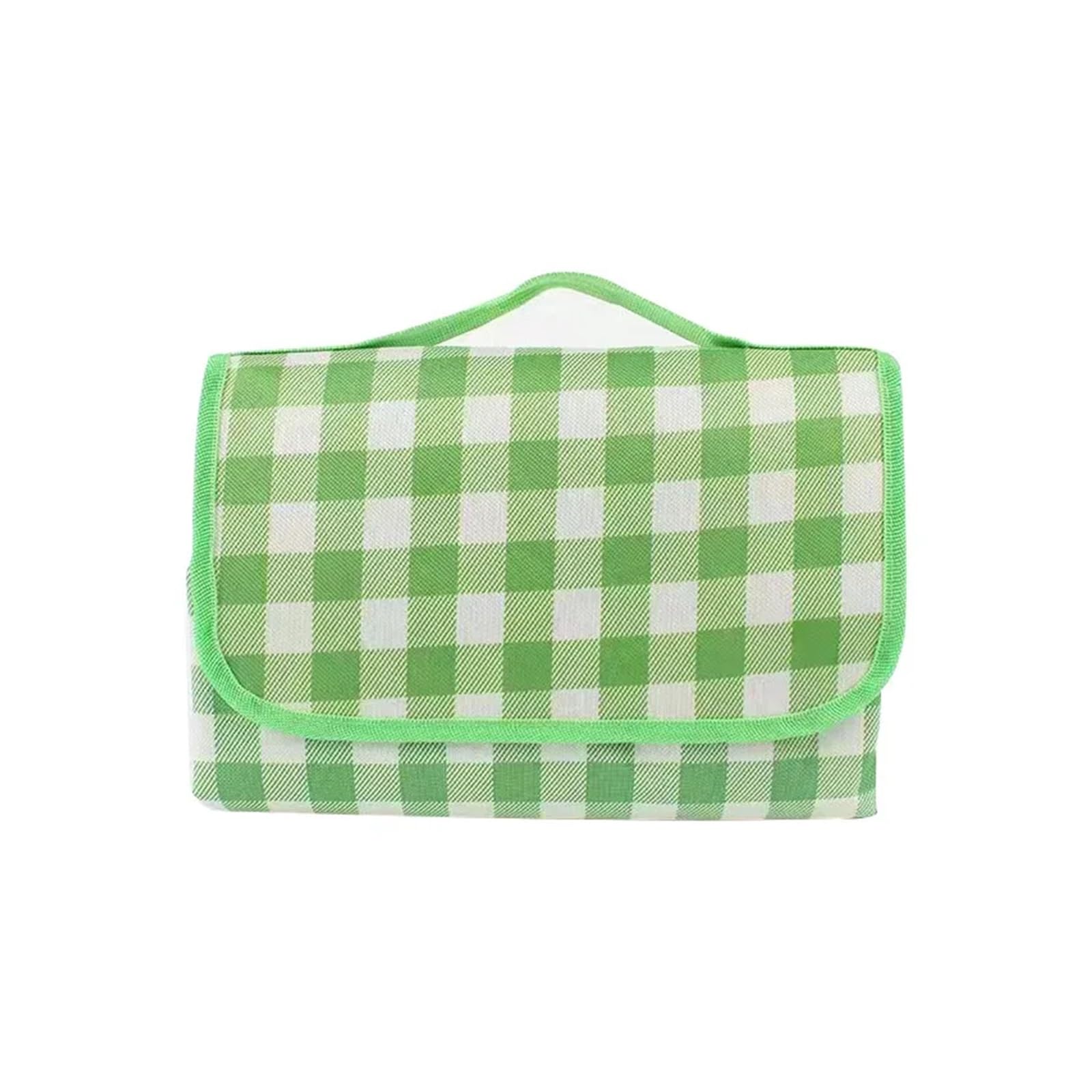 BFVAKBKYT Picknick-Reisedecke,Strand-Decke, Faltbare Picknickmatte, tragbare Camping-Picknickunterlage, 100 x150/100 x200 cm, regenfeste Camping-Isomatte aus Oxford-Stoff(Green,100x150cm)