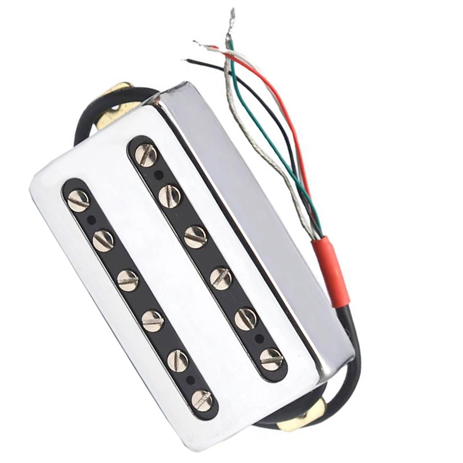 Verchromter Humbucker-Hals-Tonabnehmer für E-Gitarre mit Kupferrohr-Überzug und geteilter Spule Single-Coil-Tonabnehmer