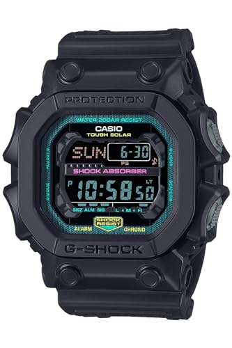 Casio G-SHOCK GX-56MF-1JF [G-SHOCK Multi Fluoreszierende Farbserie] Japan Import NEU, Schwarz, Modern