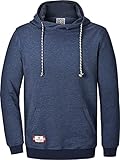 Jan Vanderstorm Herren langarm Sweatshirt Blankard Dunkelblau Melange 56/58 - XL