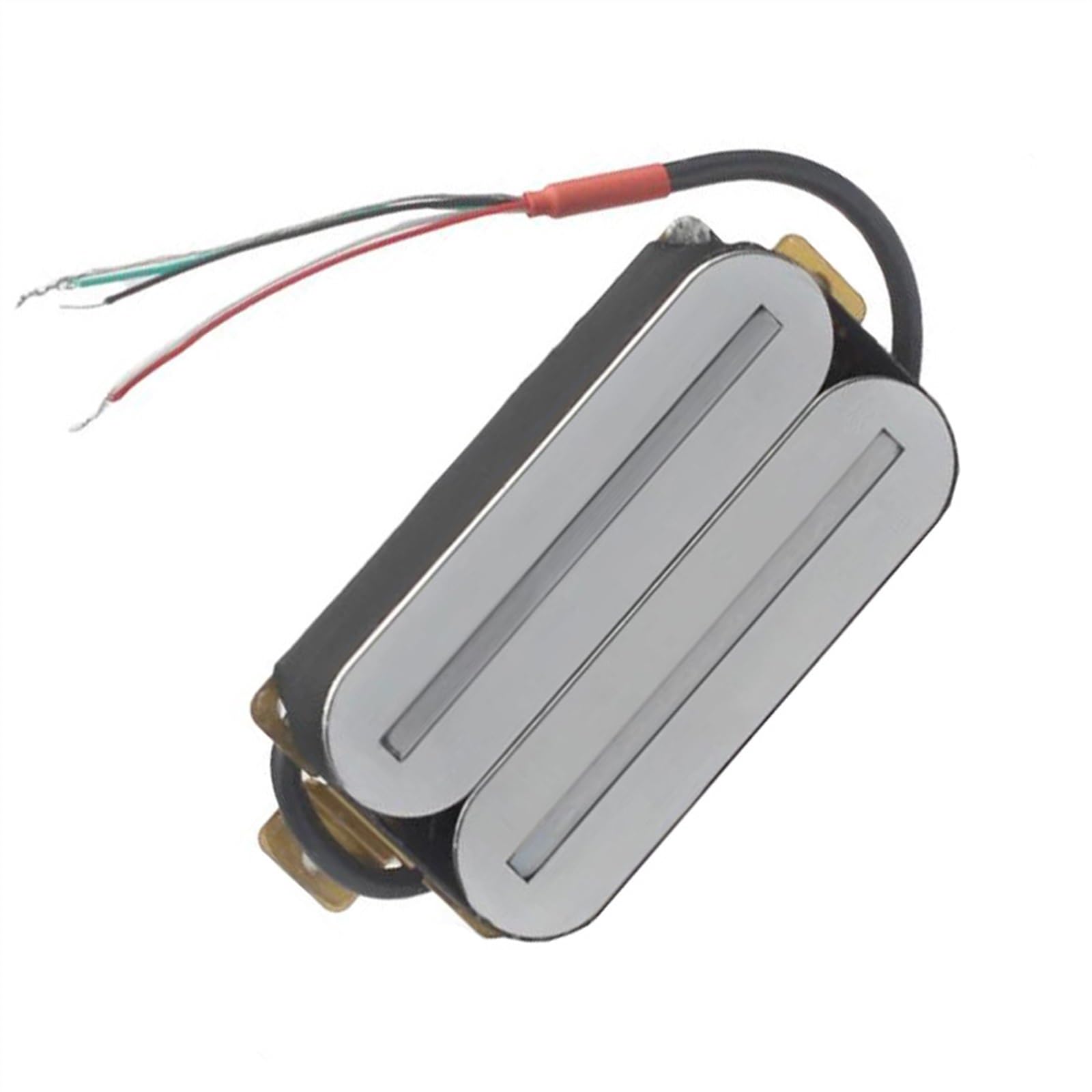 E-Gitarre Humbucker Silber Pickup Keramik Hot Rail Gitarre Ersatzteile Single-Coil-Tonabnehmer