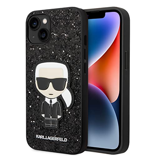 Karl Lagerfeld KLHCP14SGFKPK Hülle für iPhone 14 6,1" hardcase schwarz/Black GLI