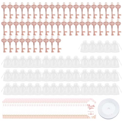 HDKEAN Flaschenöffner und Süßigkeitentüten-Set in Hochzeitsfeier-Form, perfekt für Hochzeiten, Partys und Feiern