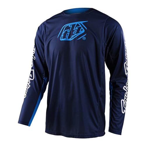 Troy Lee Designs Unisex Cross Shirt, blau, L