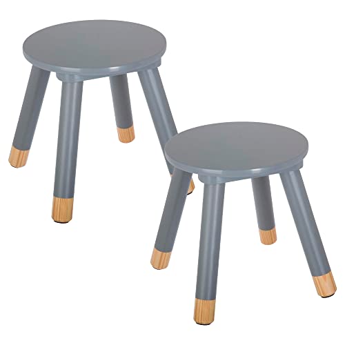 WELL HOME MOBILIARIO & DECORACIÓN Well Home Kinderhocker, 2 Stück, Grau, Estándar