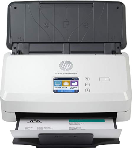 HP - HP - Scanjet Pro N4000 snw1 600 x 600 DPI Scanner mit Vorlageneinzug Schwarz, Weiß A4