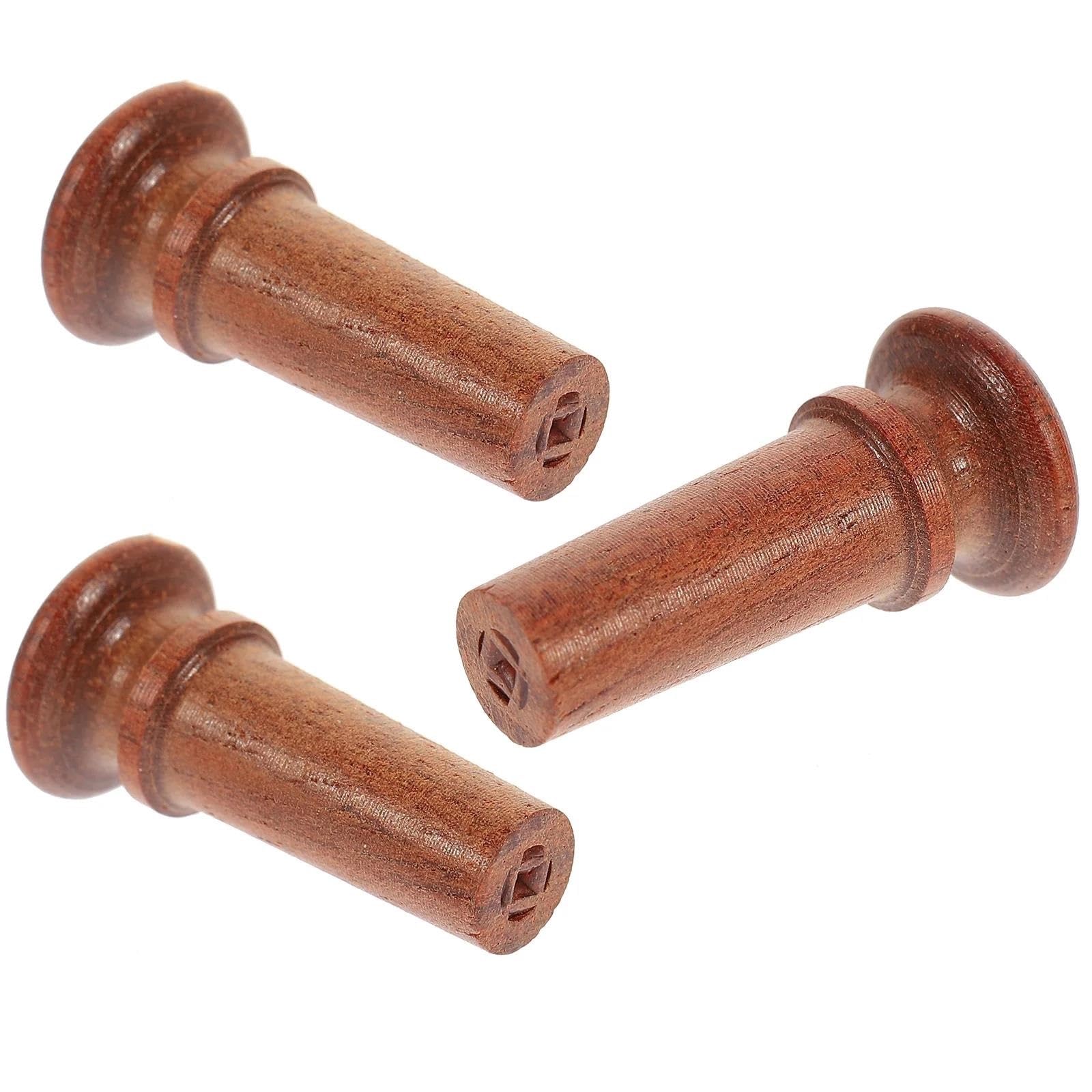 Violin Music Instrument Zubehör Violine Schwanz Knopf Kinnhalter Pegs Brücke Stecker Für Schrauben Ersatz Endpin Holz Zubehör