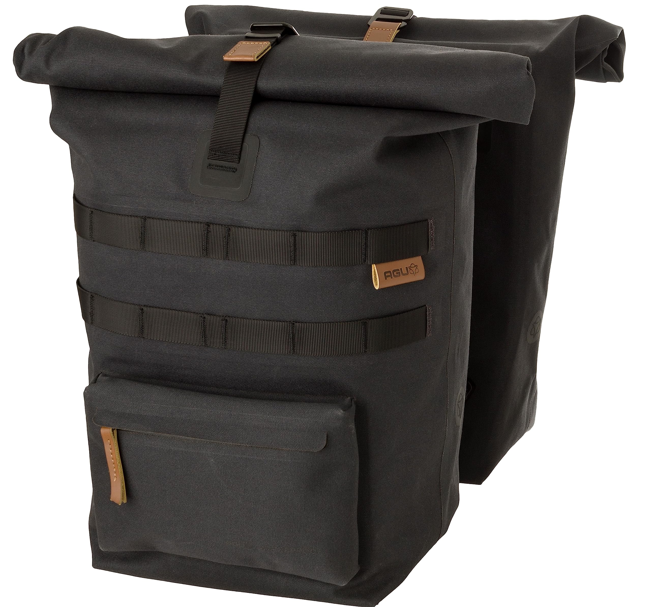 AGU Convoy Doppelte Fahrradtasche Urban Click'nGo MIK Antracite 34L