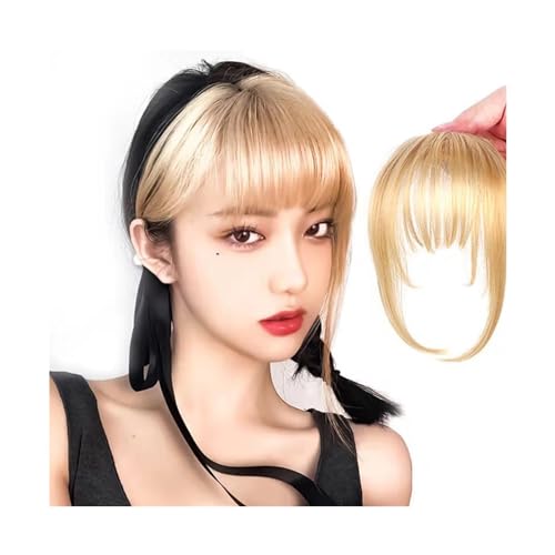 Pony Extension für Damen Mädchen Fashionen Bangs Perücke weiblich unsichtbar Luft Haaransatz Ersatz Damen Haarbekleidung Fringe Bangs