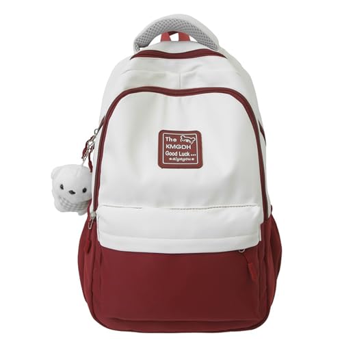 Praktischer Schulrucksack Großer Kapazität Büchertasche Laptop Rucksäcke Lässiger Tagesrucksack