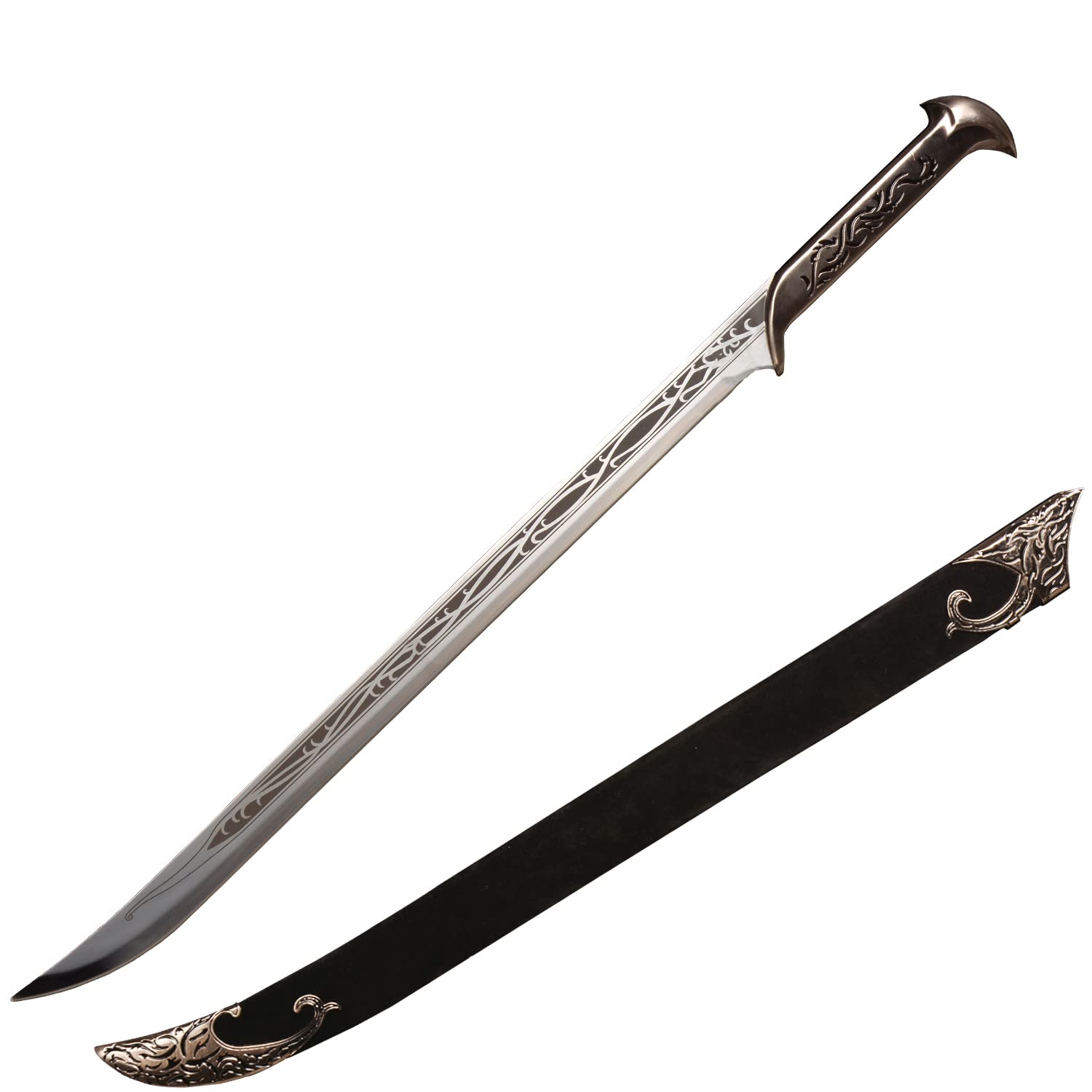 LQZJG Thranduil Schwert, Elfenkönig Schwert Edelstahl Cosplay Schwert 84 cm