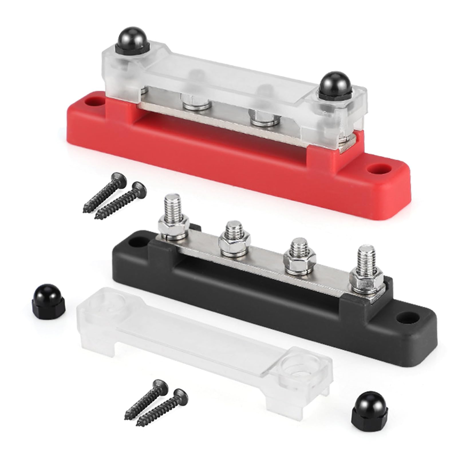 Fhkpsqkcn Robuste 150-A-Klemmen, Stromverteilerblock, Klemmenbox (1/4 Zoll), Klemmen, Bolzen, Module, Designs, 48 V