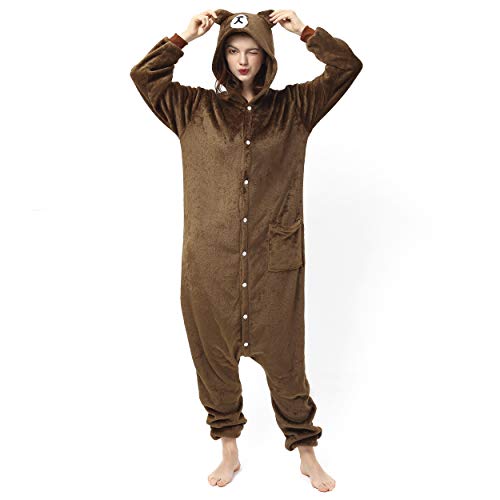 Katara 1744 (30+ Designs) BŠren-KostŸm Grizzly, Unisex Onesie/ Pyjama-QualitŠt fŸr Erwachsene & Teenager