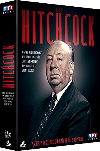 Hitchcock-Le maître du Suspense : Les 39 marches + Quatre de l'espionnage + Agent Secret + Jeune et Innocent + Une Femme disparaît [FR Import]