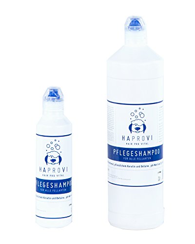 HAPROVI Pflegeshampoo/Hundeshampoo für alle Fellarten 1000 ml