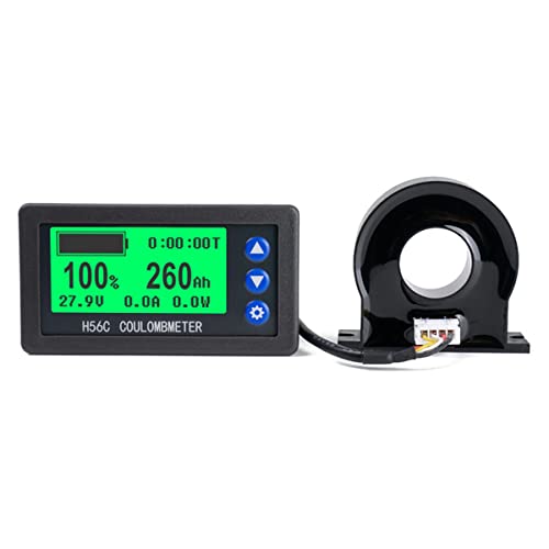 Eysaure Batteriemonitor Hall Coulomb Meter DC 8-100V 100A Lifepo4 Blei-SäUre Li-Ion Lithium KapazitäT Leistungsanzeige