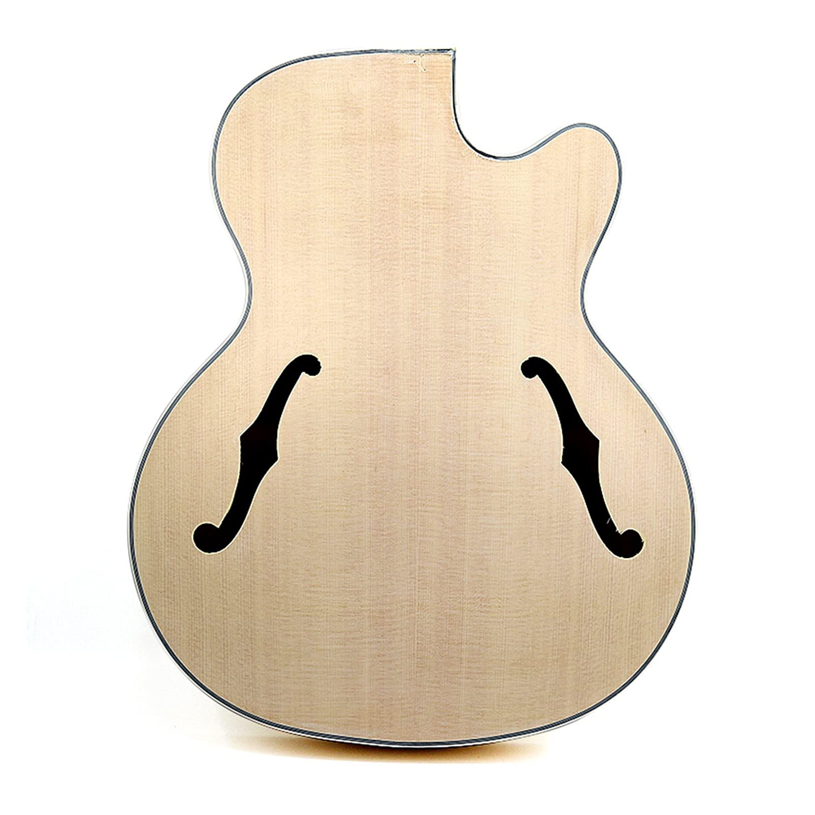 Gitarrenkorpus unfertig Jazzgitarre Body Sound Barrel Ahornholz Rücken Fichte Panel Verbundschiene