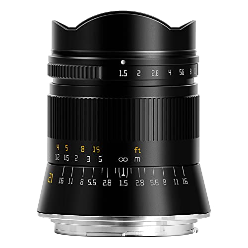 TT Artisan 21mm F1.5 ASPH Vollformat Objektiv Anschluss Canon R Mount Weitwinkelobjektiv TTAL2115CR