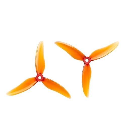 LSFWJP for Gemfan 24PCS/12 Pairs for Hurricane 51499 5 Zoll 3-Blatt Propeller for RC Drone FPV Racing Freestyle 2207 2306 Motor for Nazgul5 LAL5 (Color : 12 Pair Whisky)