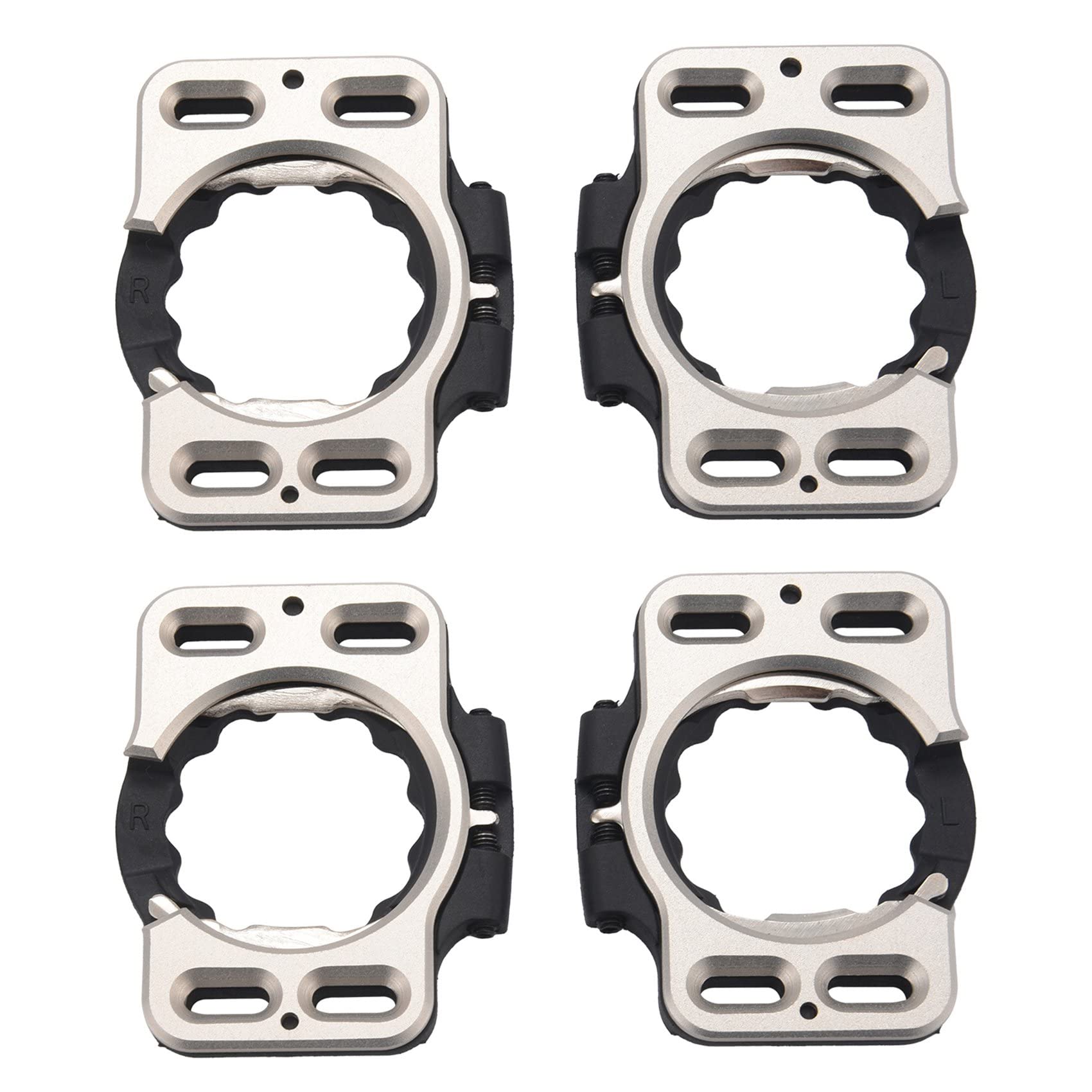 SICOSALT 2 para Schnell Verschluss Teile Aluminium Legierung Abdeckung Leichte Pedal Clip Reiten Dauerhaft Renn Rad für Zero