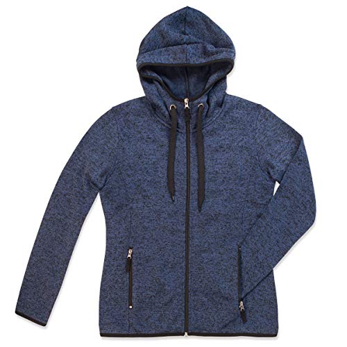 Stedman® Active Knit Fleece Jacket for women, Größe:M, Farbe:Marina Blue Melange