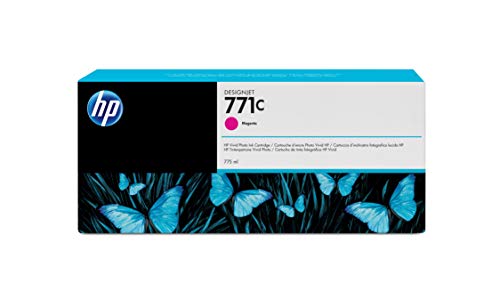 HP 771C Magenta Original Druckerpatrone mit hoher Reichweite (775 ml) für HP DesignJet