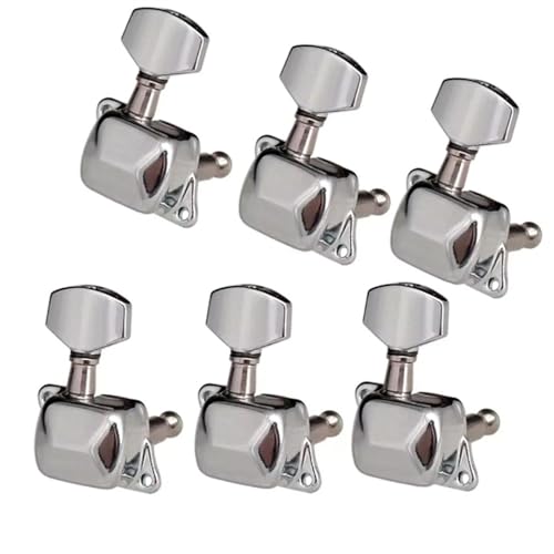 Strings Tuning Pegs Mechaniken Für Gitarre 6R Halbgeschlossene Gitarren-Stimmwirbel, Stimmgerät, Maschinenkopf, Ersatzteile für E-Gitarre