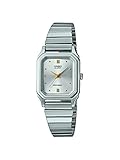 Casio Damen-Armbanduhr Collection Analog Quarz Edelstahl LQ-400D-7AEF