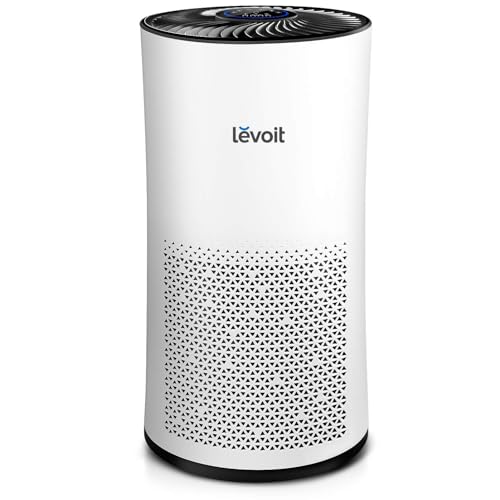 Levoit Luftreiniger Allergie mit HEPA-Kombifilter Aktivkohlefilter,Air Purifier mit Luftqualitätssensor Automodus Schlafmodus Timer,gegen Staub Küchengeruch,für Allergiker Raucher Tierbesitzer LV-H133