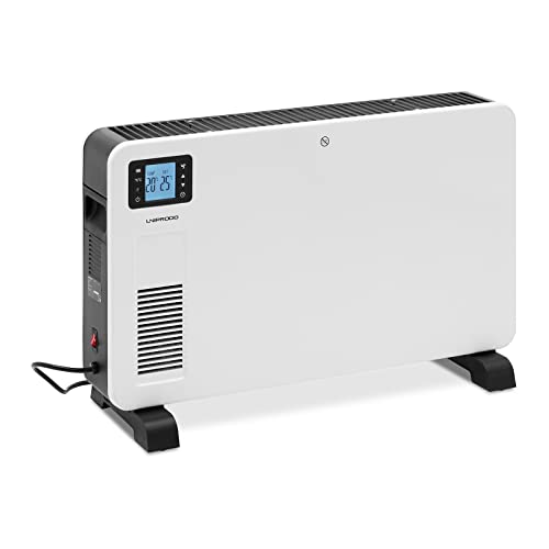 Uniprodo UNI_CH_01 Konvektorheizung für 25 m² 2300 W Timer LCD Fernbedienung Elektroheizung Heizlüfter Elektroheizkörper