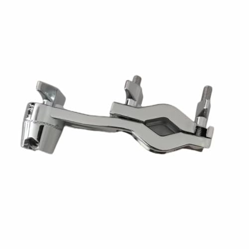 Drum Clamp Metal Cowbell Holder L-Rod Adjustable Cowbell Mounting Bracket Clamp Percussion Instrument Mount Accessories